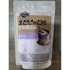 백설 오천년의 신비 명품 꽃소금, 400g, 4개