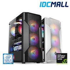 조립컴퓨터 게이밍PC GTX1660Super 배그 피파4 발로란트 로스트아크 디아2 PC 본체, 9400F+1660Super+8G 블랙, 기본스펙