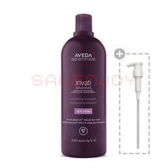 아베다 인바티 어드밴스드 엑스폴리에이팅 샴푸 리치 1000ml 리터펌프 포함, 1개