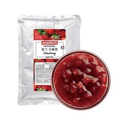 앤드로스 딸기 리플잼 1kg 쨈 과일 스트로베리, 1개