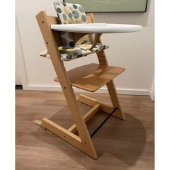 스토케 트립트랩 베이비 세트 아기 식탁 의자 하이 체어, 천연색