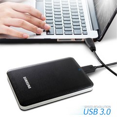 J3-1TB 삼성 초슬림 막강포스 1테라 외장 HDD 디스크, 화이트, 1TB