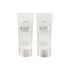 <애터미 선크림 기획>베이지+화이트 실속세트 베이지+화이트, 1세트, 60ml