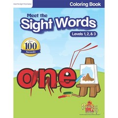 [국내독점][최저가보상][정품]프리스쿨프랩 Preschool Prep Sight Words Coloring Book