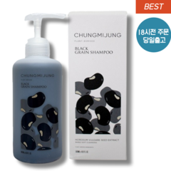 [본사정품] 청미정 흑곡 지성샴푸 CHUNGMIJUNG BLACK GRAIN SHAMPOO 극지성 샴푸 힘없는모발 과다유분 지성두피 약산성, 2통, 500ml