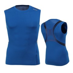 리복 남성 TT SL BUFF BLUE F11-R 트레인톤 민소매 티셔츠 - O41127