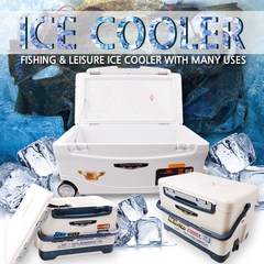 싸파 ICE COOLER 아이스박스 SUPERVISOR/다양한 사이즈 선택/배낚시용/나들이용, 옵션.3 HG-035B 3000RX 30L
