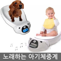 펫이랑 아기체중계 반려동물 강아지 고양이, 화이트