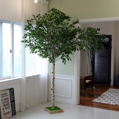 조아트 벚꽃나무 자작나무 라일락나무 인조나무 조화나무 실내조경 인테리어, 1개, 04. 자작나무 사방형 240cm