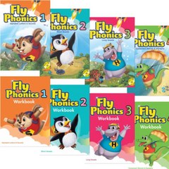 Fly Phonics 플라이 파닉스 StudentBook + WorkBook (CD포함) 1~4 선택구매 [전8권], 플라이파닉스 2 (스튜던트북+워크북)