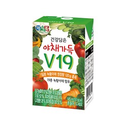 정식품 건강담은 야채가득 야채즙 V19, 145ml, 8개