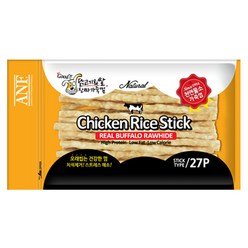 ANF 치킨라이스스틱 강아지껌 27P, 닭고기 + 쌀 혼합맛, 130g, 1개입
