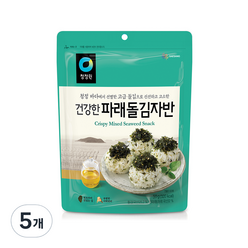 청정원 파래돌김자반, 5개, 50g