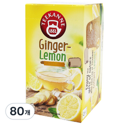 티칸네 진저 레몬 티백, 1.75g, 80개