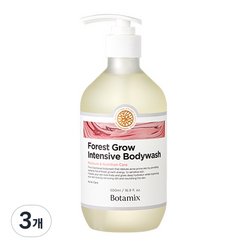 보타믹스 포레스트 그로우 인텐시브 여드름 바디워시, 3개, 500ml