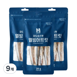 마도로스펫 열빙어트릿 동결건조간식 20g, 열빙어, 9개