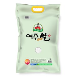 농협 여주 대왕님표 여주쌀 특등급 단아미, 4kg, 1개