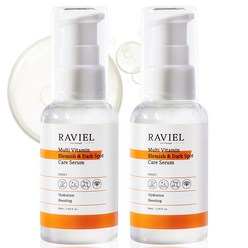 RAVIEL 멀티비타민 주름 미백 기능성 잡티 기미세럼, 50ml, 2개