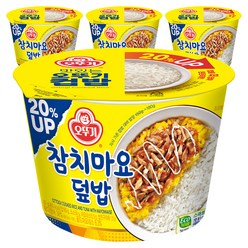 오뚜기 컵밥 참치마요덮밥, 247g, 4개