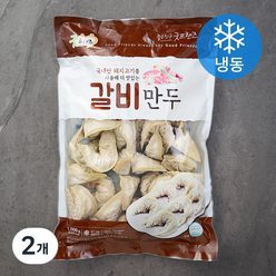 굿프랜즈 갈비만두 (냉동), 1kg, 2개