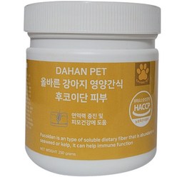 다한 강아지 후코이단 피부 영양제 250g, 피부건강, 1개