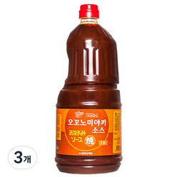 [이엔] 소스 오꼬노미야끼, 1800ml, 3개