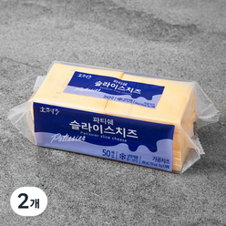 소와나무 파티쉐 슬라이스 치즈, 900g, 2개