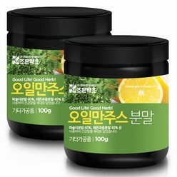 조은약초 오일만주스 분말, 2개, 100g