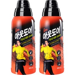 애경 울샴푸 아웃도어 기능성의류 전용세제, 2개, 800ml