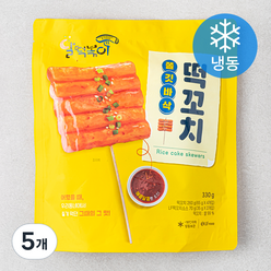 달떡볶이 쫄깃바삭 떡꼬치 (냉동), 330g, 5개