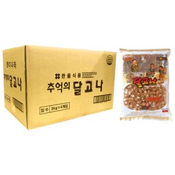 한울식품 추억의 달고나, 2kg, 4개