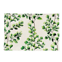 비케이 초록잎사귀 식탁매트, 15, 44 x 28 cm