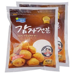 청은 감자전분, 400g, 2개