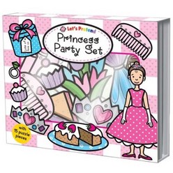 Let's Pretend Princess Party Set : With Book and Press Out Pieces With 15 Play Pieces, Priddy Books