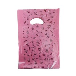 팩스타 펀칭 비닐봉투 20 x 30 cm P20, 핑크, 200개입