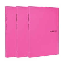 에코청운 에코 레버 화일 A4, 분홍, 3개
