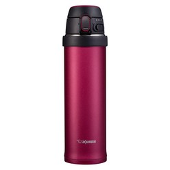 조지루시 플립앤고 보온보냉 원터치 텀블러 SM-QAF60, 레드(RK), 600ml, 1개