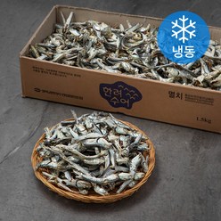 이어수산 한려수어 남해안 국물용 멸치 상 주바 육수용 (냉동), 1.5kg, 1개