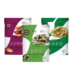 김부각 60g + 고구마부각 60g + 고추부각 60g, 1세트