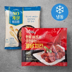 한끼의품격 XO게살볶음밥 300g + 불닭치킨 200g (냉동보관), 1세트