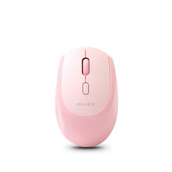 아이리버 2.4Hz 무소음 푸딩 무선 마우스 EQwear-V150, 핑크