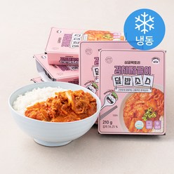 싱글팩토리 김치짜글이 덮밥소스 (냉동), 210g, 5개