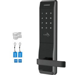 COMMAX 3WAY 디지털 도어락 CDL-300L + 카드키 4p + 열쇠식 비상키 4p