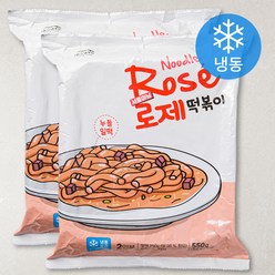서울마님 누들 로제 떡볶이 (냉동), 550g, 2개