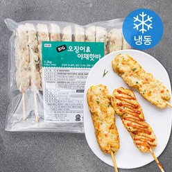 빅 오징어 & 야채핫바 10입 (냉동), 1.3kg, 1봉