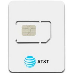 심통 미국 AT & T 자동개통 유심칩, 15일, 10GB 소진후 정지