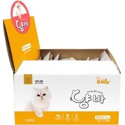 더캣츠 고양이용 냥바 간식 황태살 50p, 황태, 1kg, 1개