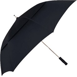 지브라 75 이중방풍 카본 골프 장우산, 블랙