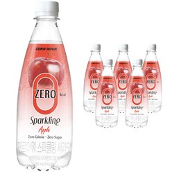 제로아워 0kcal 스파클링 사과맛 탄산음료, 6개, 350ml