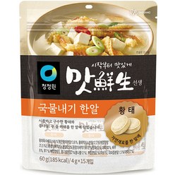 대상 청정원 맛선생 황태 국물내기 한알, 60g, 1개